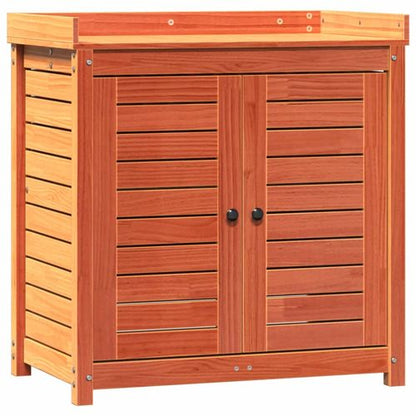 Potting Table with Shelves – Solid Pine Wood, 82.5x50x86.5 cm - plants - express.com