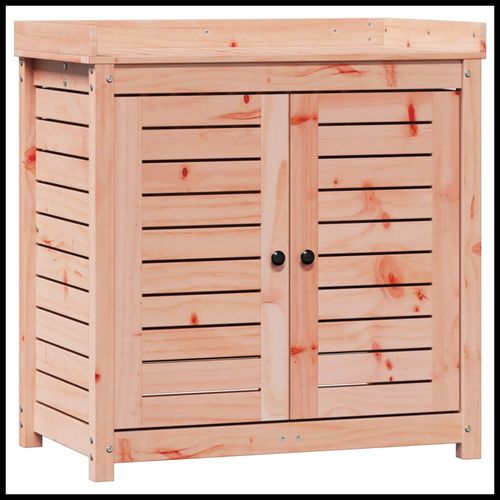 Potting Table with Shelves – Solid Pine Wood, 82.5x50x86.5 cm - plants - express.com