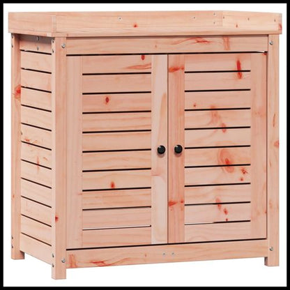 Potting Table with Shelves – Solid Pine Wood, 82.5x50x86.5 cm - plants - express.com