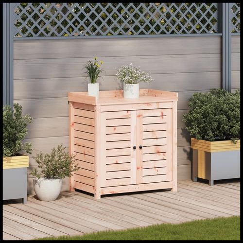 Potting Table with Shelves – Solid Pine Wood, 82.5x50x86.5 cm - plants - express.com