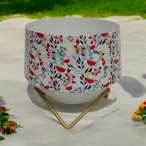 Premium 13CM Iron Planter on Stand - Elevate Your Greenery with Style - plants - express.com