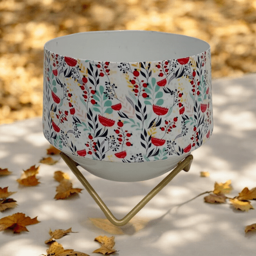 Premium 13CM Iron Planter on Stand - Elevate Your Greenery with Style - plants - express.com