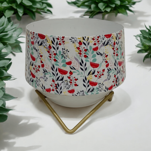 Premium 13CM Iron Planter on Stand - Elevate Your Greenery with Style - plants - express.com