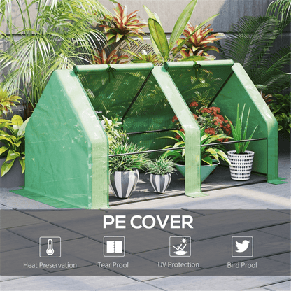 Premium Mini Walk - in Greenhouse for Year - Round Plant Protection and Growth - plants - express.com