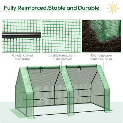 Premium Mini Walk - in Greenhouse for Year - Round Plant Protection and Growth - plants - express.com