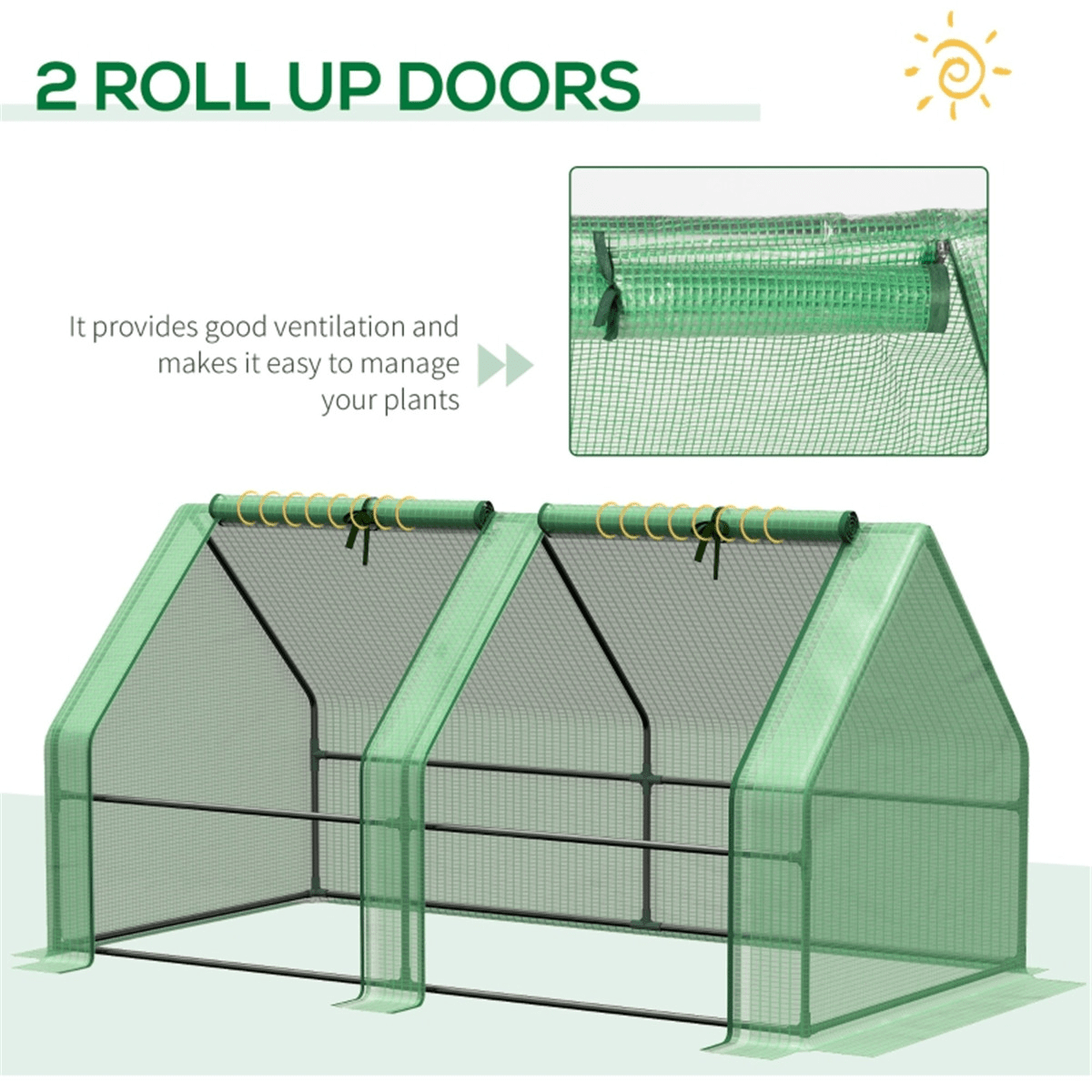 Premium Mini Walk - in Greenhouse for Year - Round Plant Protection and Growth - plants - express.com