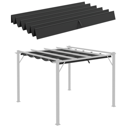 Premium Replacement Canopy for 3x3m Pergola - Stylish Grey Shade Cover - plants - express.com