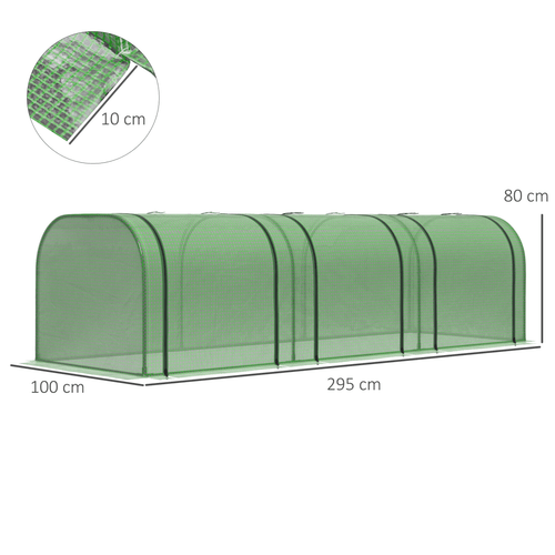 Premium Tunnel Greenhouse: Durable Steel Frame for Ultimate Crop Protection - plants - express.com