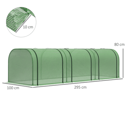 Premium Tunnel Greenhouse: Durable Steel Frame for Ultimate Crop Protection - plants - express.com