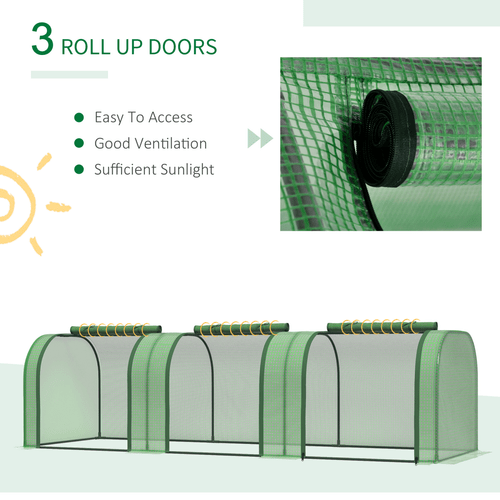 Premium Tunnel Greenhouse: Durable Steel Frame for Ultimate Crop Protection - plants - express.com