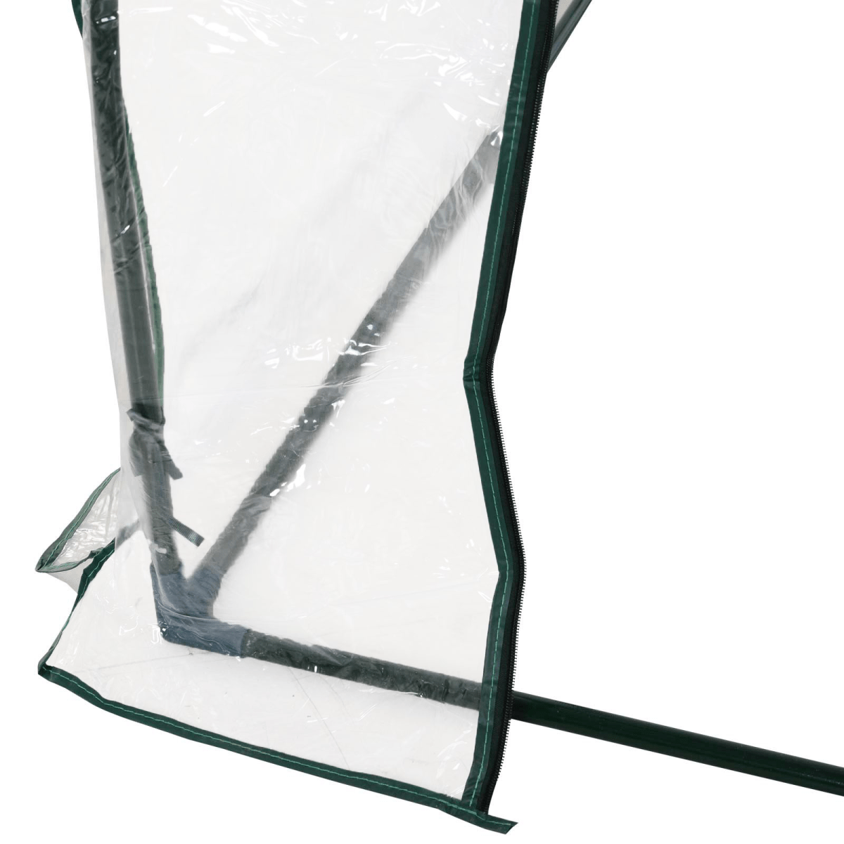 PVC Greenhouse Tunnel Steel Frame Transparent 250x100x80cm - plants - express.com