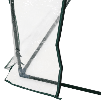 PVC Greenhouse Tunnel Steel Frame Transparent 250x100x80cm - plants - express.com