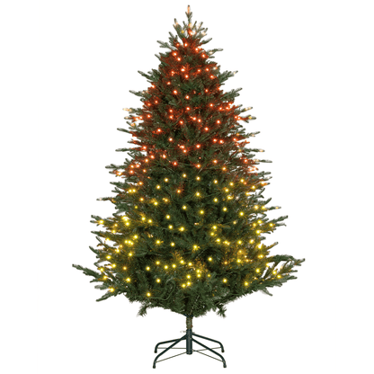 Radiant RGB Prelit 1.8m HOMCOM Artificial Christmas Tree for Festive Cheer - plants - express.com