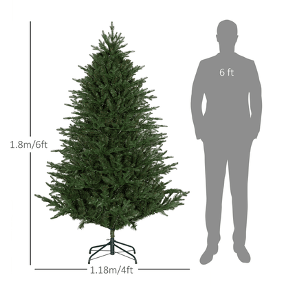 Radiant RGB Prelit 1.8m HOMCOM Artificial Christmas Tree for Festive Cheer - plants - express.com