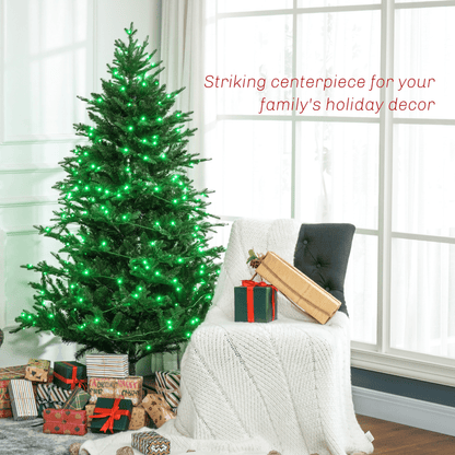 Radiant RGB Prelit 1.8m HOMCOM Artificial Christmas Tree for Festive Cheer - plants - express.com