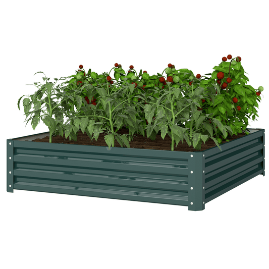 Raised Garden Bed Gardner Frame Outdoor Planter Kit Flower Vegetables Green - plants - express.com