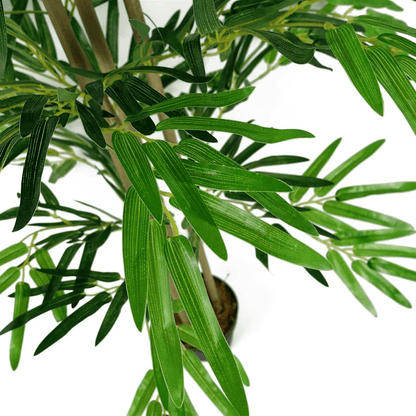 Realistic 120cm (4ft) Artificial Bamboo Tree - Premium Quality Green Decor - plants - express.com