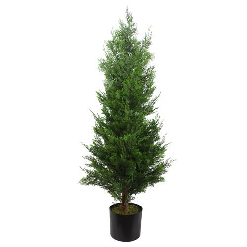 Realistic 120cm Artificial Cedar Tree - Stunning Indoor/Outdoor Topiary - plants - express.com