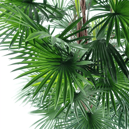 Realistic 120cm Artificial Fan Palm Tree - Lifelike Decor for Any Space - plants - express.com