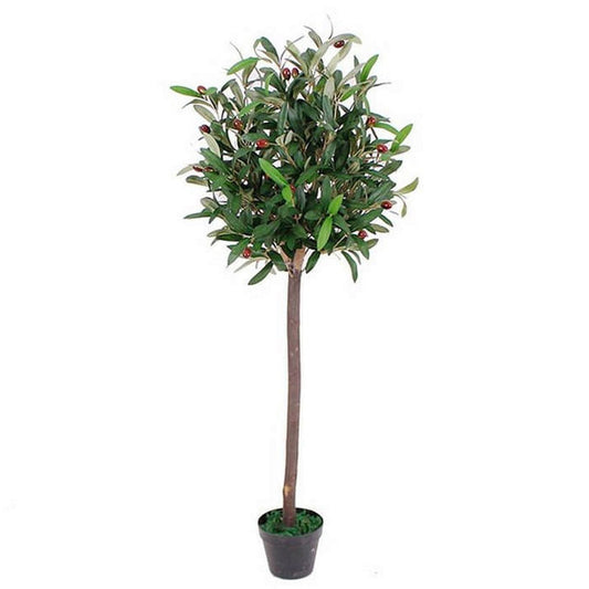 Realistic 120cm Artificial Olive Tree in Black Pot – Perfect Botanical Décor - plants - express.com