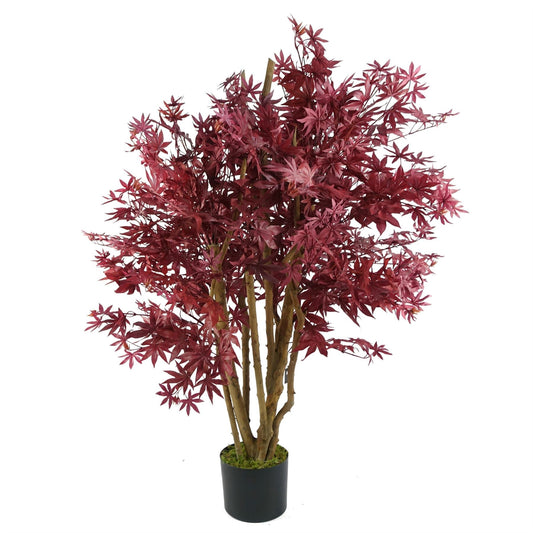 Realistic 120cm Artificial Red Maple Tree - Perfect for Home Décor - plants - express.com