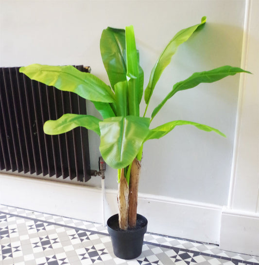 Realistic 120cm Tropical Artificial Banana Plant - Perfect for Home Decor! - plants - express.com