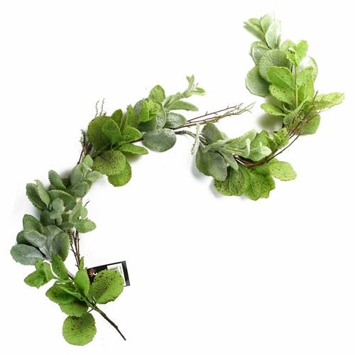 Realistic 125cm Artificial Mint Leaf Garland - Customizable & Lush Greenery - plants - express.com