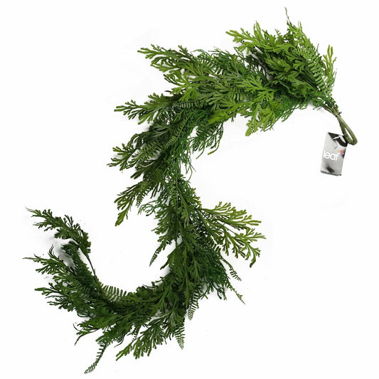 Realistic 140cm Artificial Fern Garland - Lush Hanging Greenery for Any Space - plants - express.com