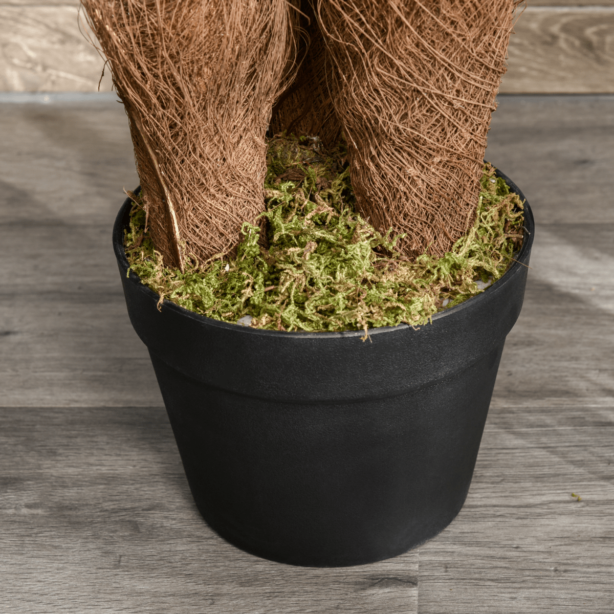 Realistic 150cm Artificial Fern Tree with 36 Leaves & Cement Pot - No Upkeep! - plants - express.com