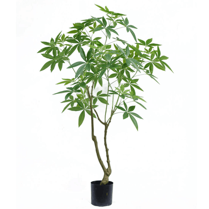 Realistic 150cm Artificial Money Tree Pachira - Lifelike Faux Greenery Decor - plants - express.com