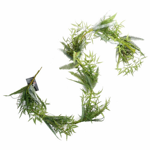 Realistic 180cm Artificial Hanging Fern Garland - Shapable & Lush Decor - plants - express.com