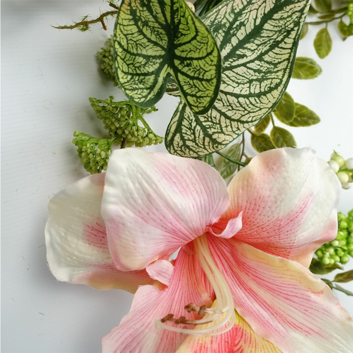 Realistic 180cm Pink Lily Hanging Garland - Transform Your Space with Style! - plants - express.com