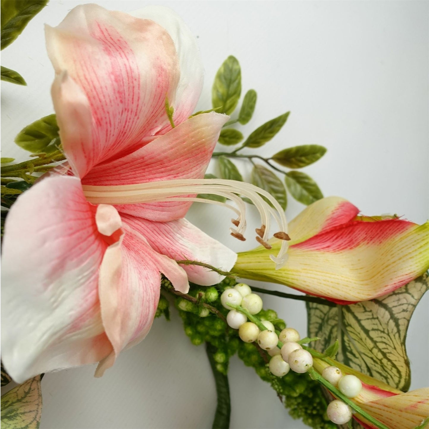 Realistic 180cm Pink Lily Hanging Garland - Transform Your Space with Style! - plants - express.com