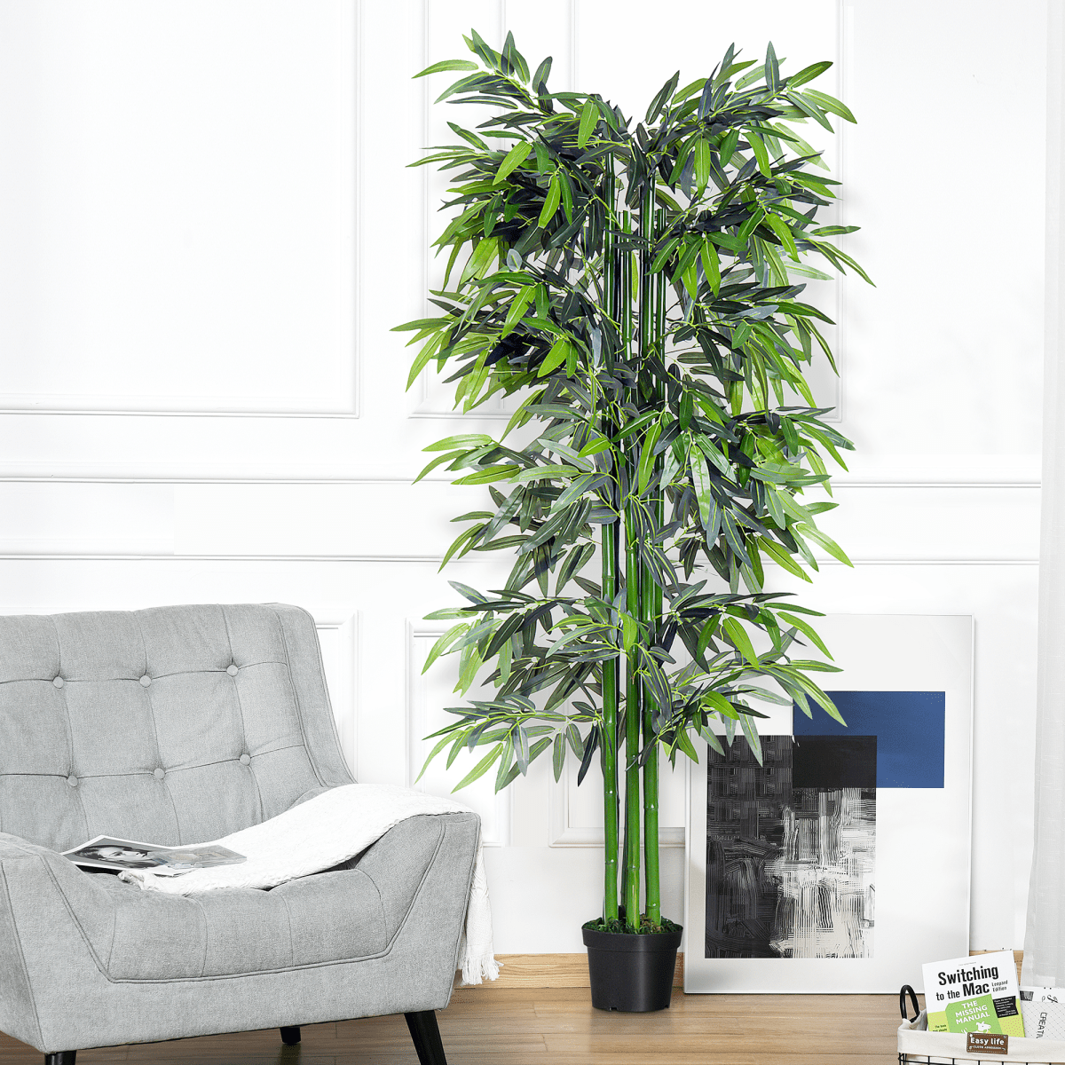 Realistic 1.8m Artificial Bamboo Tree - Low Maintenance Home Décor - plants - express.com