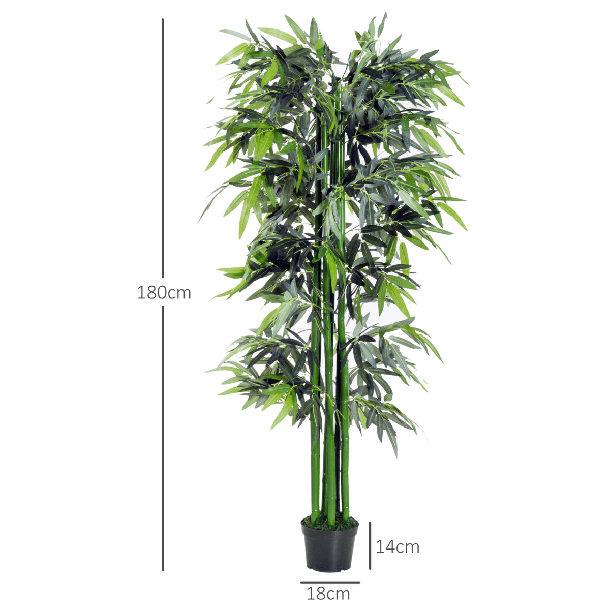 Realistic 1.8m Artificial Bamboo Tree - Low Maintenance Home Décor - plants - express.com