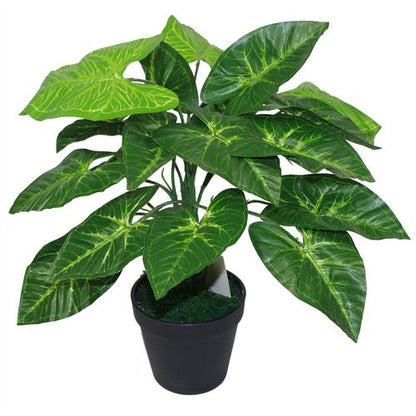 Realistic 45cm Dark Taro Plant - Perfect Indoor Accent, Ready to Display! - plants - express.com