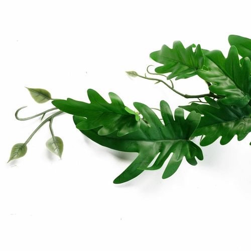 Realistic 50cm Trailing Philodendron Plant - Lush Green Leaves, Bare Stem - plants - express.com