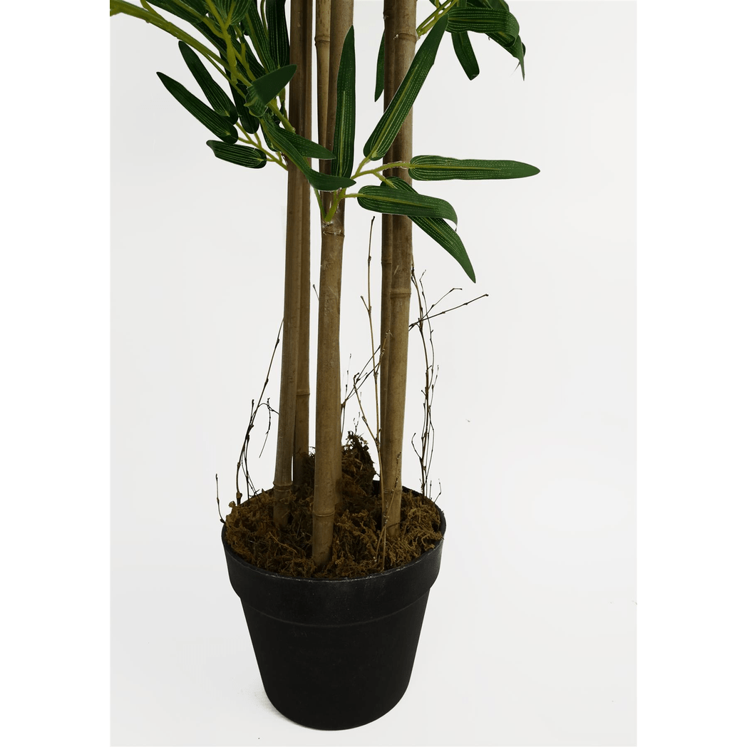 Realistic 5ft Artificial Bamboo Tree - Premium Quality Natural Green Decor - plants - express.com