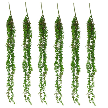 Realistic 6 - Pack Artificial Hanging Climbing Fig Plants - 58cm Ficus Pumila - plants - express.com