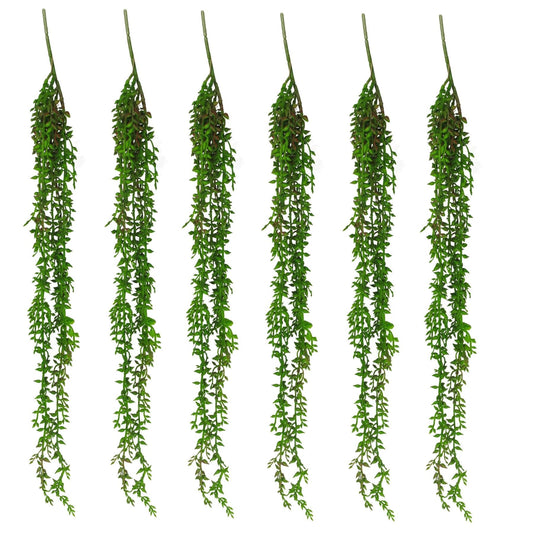 Realistic 6 - Pack Artificial Hanging Climbing Fig Plants - 58cm Ficus Pumila - plants - express.com