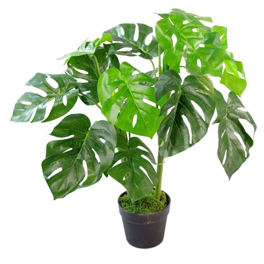 Realistic 80cm Artificial Monstera Plant - Lush Greenery, Customizable Design - plants - express.com