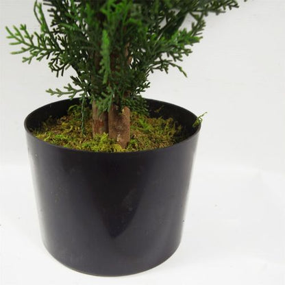 Realistic 90cm Artificial Cypress Topiary - No Maintenance, Indoor & Outdoor Use! - plants - express.com
