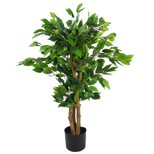 Realistic 90cm Artificial Ficus Tree - Perfect for Home or Office Decor - plants - express.com