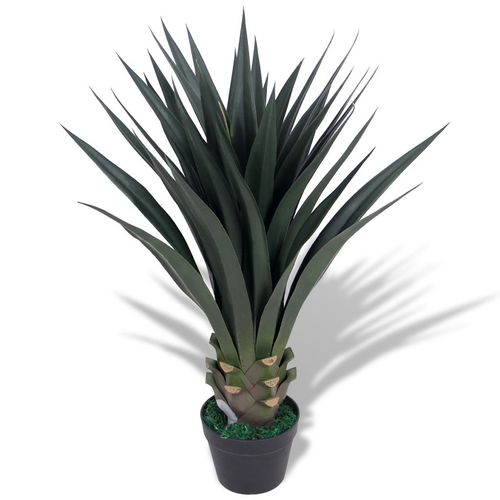 Realistic 90cm Artificial Yucca Plant - Stylish Green Decor with Pot - plants - express.com