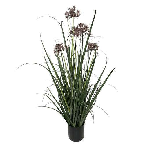 Realistic 95cm Flowering Artificial Grass Plant - No Maintenance Required! - plants - express.com