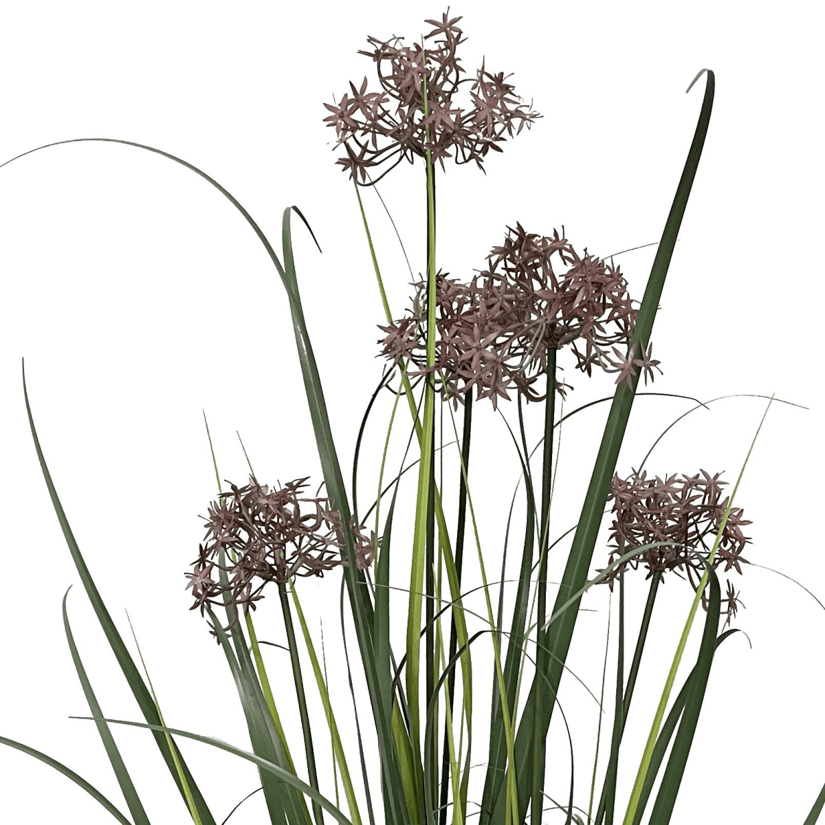 Realistic 95cm Flowering Artificial Grass Plant - No Maintenance Required! - plants - express.com