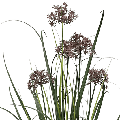 Realistic 95cm Flowering Artificial Grass Plant - No Maintenance Required! - plants - express.com