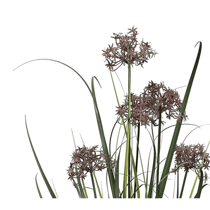 Realistic 95cm Flowering Artificial Grass Plant - No Maintenance Required! - plants - express.com