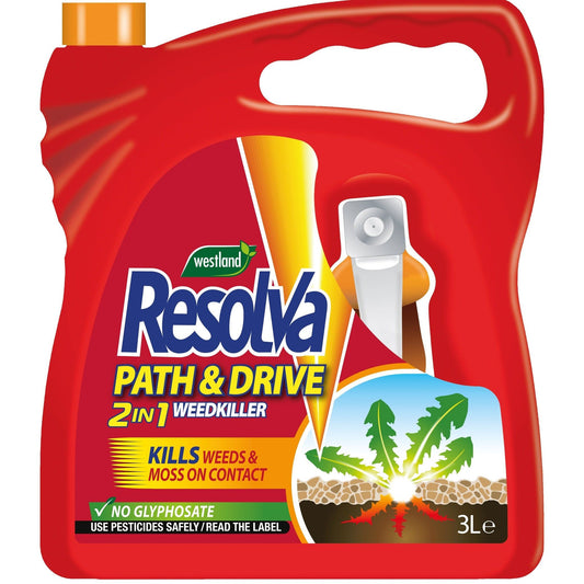 Resolva Path & Drive 3L: Fast - Acting Weed & Moss Killer, Bee Friendly! - plants - express.com