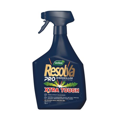 Resolva Pro Xtra Tough 1L Weedkiller – Fast & Effective Tough Weeds Solution! - plants - express.com